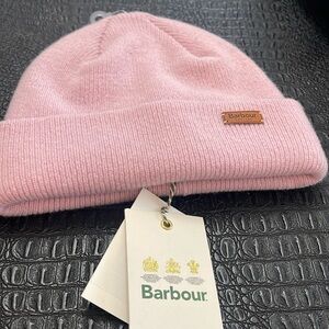 Barbour Pink Hat One Size-Wool